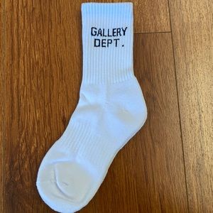 GALLERY DEPT Classic Logo White Socks